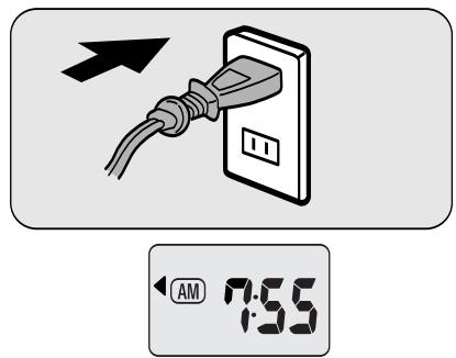 SANYO ECJ-D55S - HOW TO SET THE CLOCK - 1