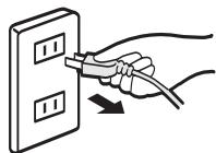 SANYO ECJ-D55S - - Grasp only the plug when unplugging the power supply cord. - 2