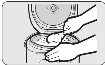 SANYO ECJ-E35S - TIME GUIDE FOR WHEN RICE IS DONE - 1