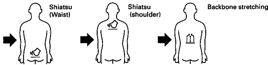 SANYO HEC-DR3000 - Standard massage in STIFFNESS course - 2