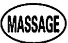 SANYO HEC-DR3000 - types of desired massage can be selected. - 5