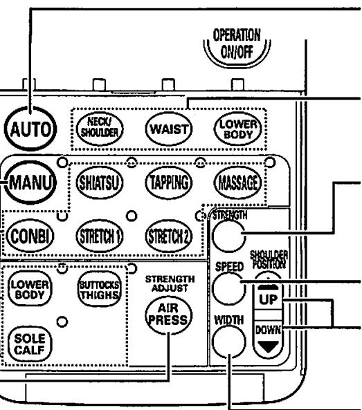 SANYO HEC-DR3000 - AIR PRESS ADJUST button - 2