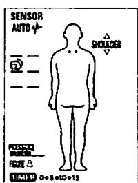 SANYO HEC-DR3000 - Massaging balls move up and down to measure the position of shoulder. - 1