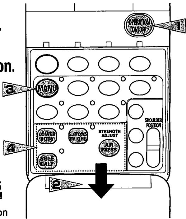 SANYO HEC-DR3000 - Finishes the massage by operation of the timer. - 1