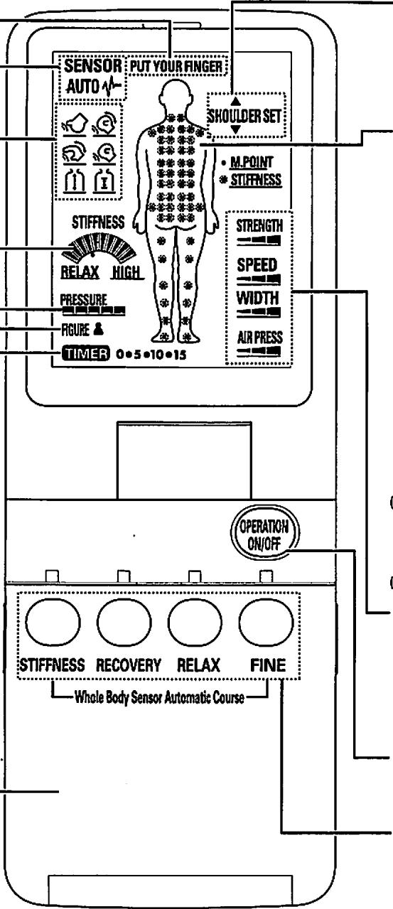 SANYO HEC-DR3000 - AIR PRESS ADJUST button - 1