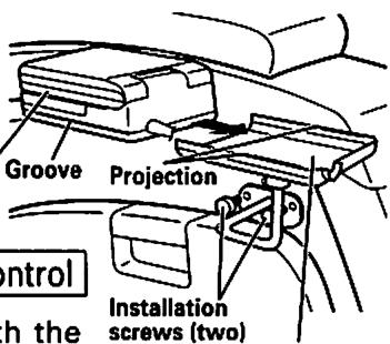SANYO HEC-DR3000 - How to install the stand - 1