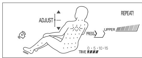 SANYO HEC-DR7750 - Massaging operation and display of remote control - 3