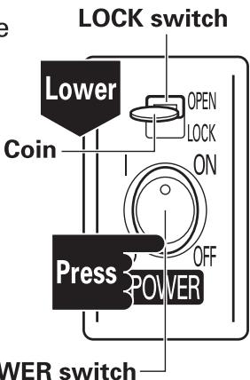 SANYO HEC-DR7750 - Turn off the POWER. - 2