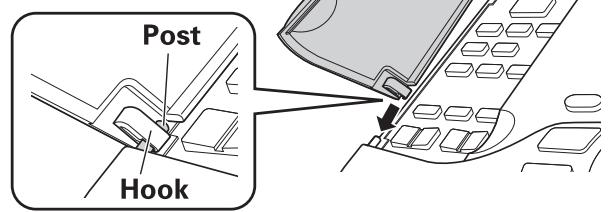 SANYO HEC-DR7750 - How to attach the cover - 1