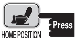 SANYO HEC-DR7750 - Position is returned automatically to the home position when the HOME POSITION button is pressed. - 1