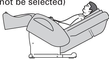 SANYO HEC-DR7750 - Press ZERO-G button to move the back rest, foot rest, and the seat to achieve the desired reclining position. - 3