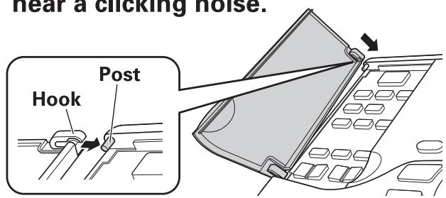 SANYO HEC-DR7750 - How to attach the cover - 2