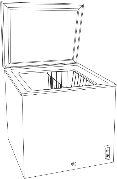 SANYO HF-710 - Manual Defrost Chest Freezer - 1
