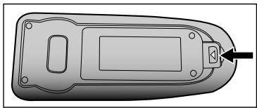 SANYO PLC-WXU10N - Installing the Batteries - 1