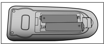 SANYO PLC-WXU10N - Installing the Batteries - 2
