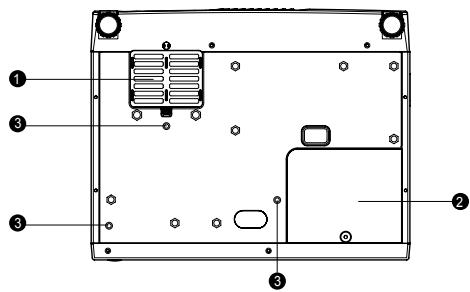 SANYO PLC-WXU10N - Bottom View - 1