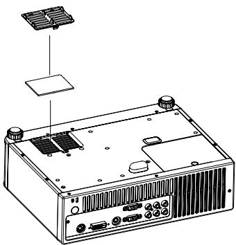 SANYO PLC-WXU10N - Cleaning the Air Filter - 1