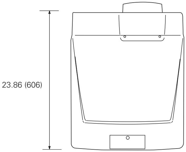 SANYO PLC-XF60 - Dimensions - 3