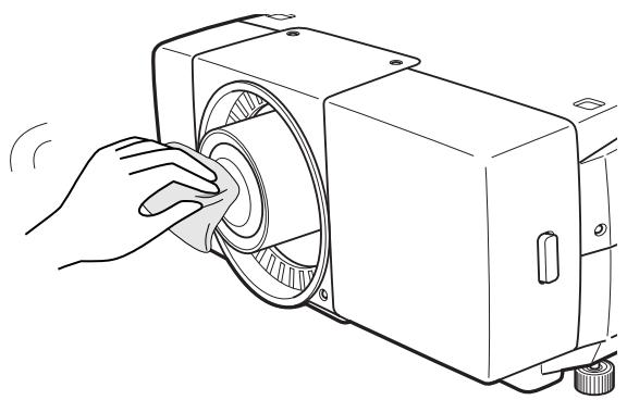 SANYO PLC-XF60 - Cleaning the Projection Lens - 1