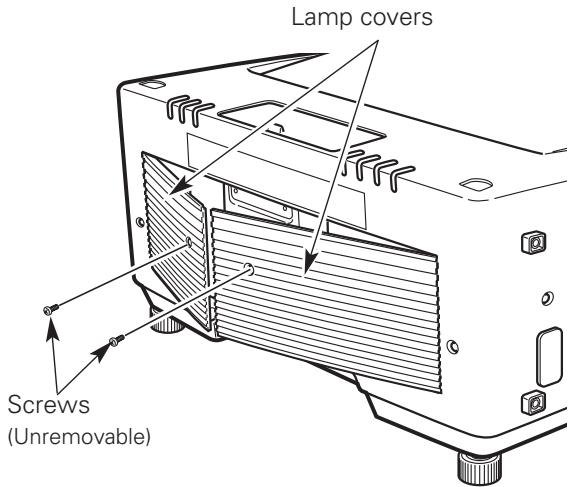 SANYO PLC-XF60 - NOTES ON LAMP REPLACEMENT: - 1