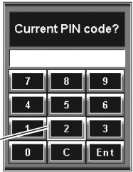 SANYO PLC-XF60 - PIN Code change Dialog Box - 2