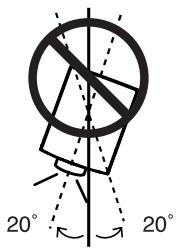 SANYO PLC-XF60 - Positioning Precautions - 4