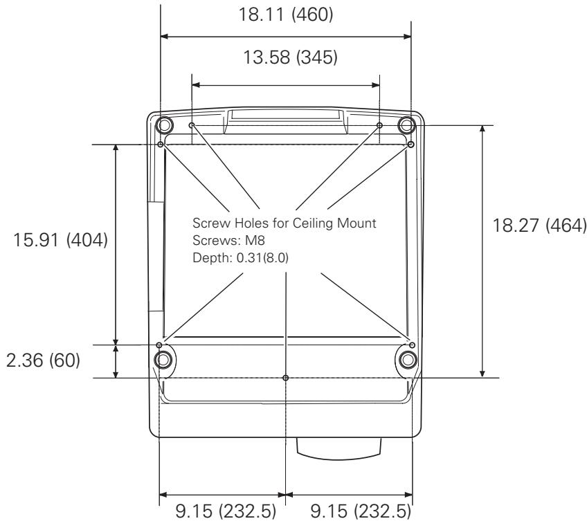 SANYO PLC-XF60 - Dimensions - 5