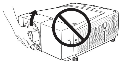 SANYO PLC-XF60 - Caution in Handling the Projector - 2