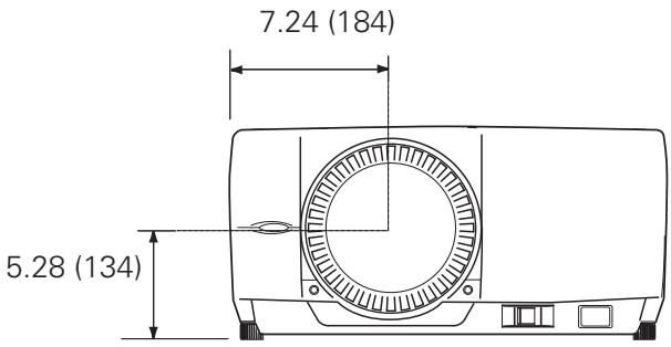 SANYO PLC-XF60 - Dimensions - 2