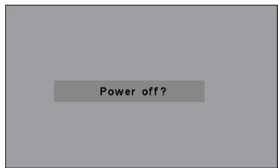 SANYO PLC-XT20/L - Turning Off the Projector - 2