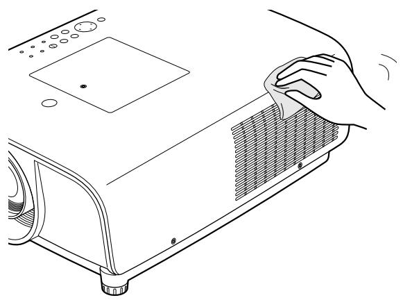 SANYO PLC-XT20/L - Cleaning the Projector Cabinet - 2