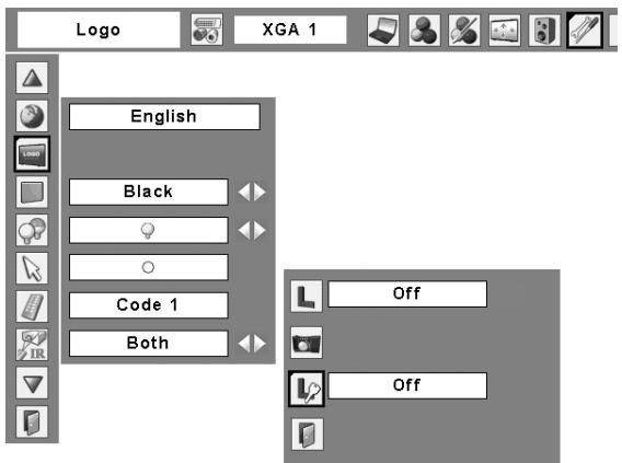 SANYO PLC-XT20/L - Change the Logo PIN code - 1