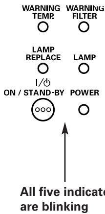 SANYO PLC-XT20/L - CAUTION - 2