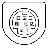 SANYO PLC-XT20/L - CONTROL PORT CONNECTOR - 1