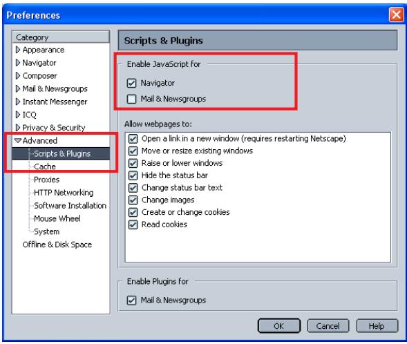 SANYO PLC-XT35 - JavaScript Setting - 1