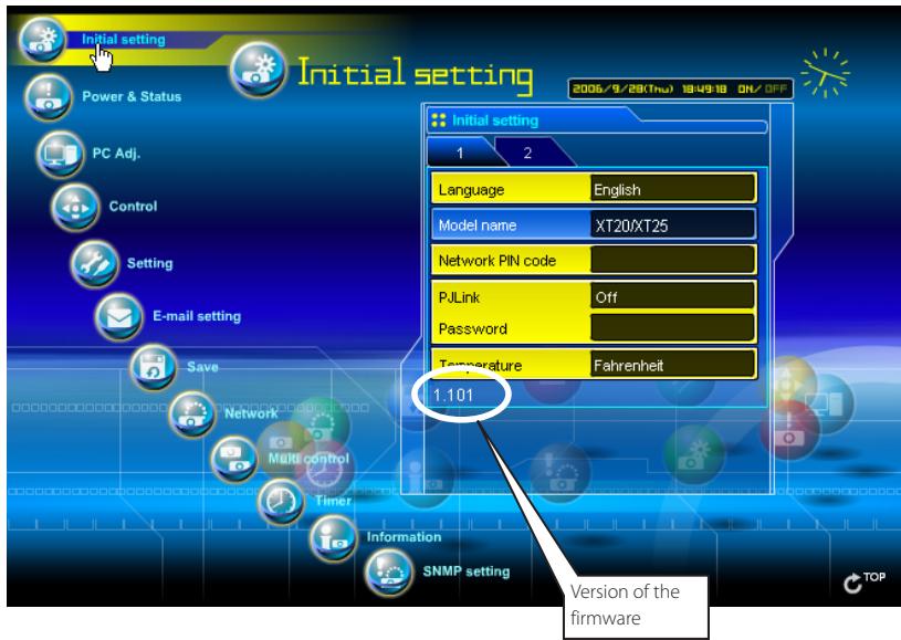 SANYO PLC-XT35 - Can I update the firmware of the network unit. - 2
