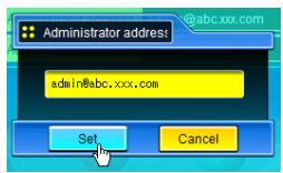 SANYO PLC-XT35 - E-mail setting - 2