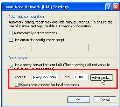 SANYO PLC-XT35 - - Not using proxy server - 1