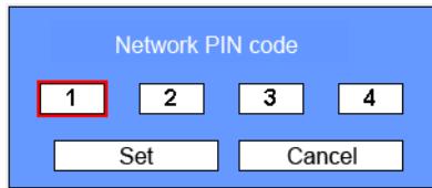 SANYO PLC-XT35 - Fixing the Network PIN code - 1