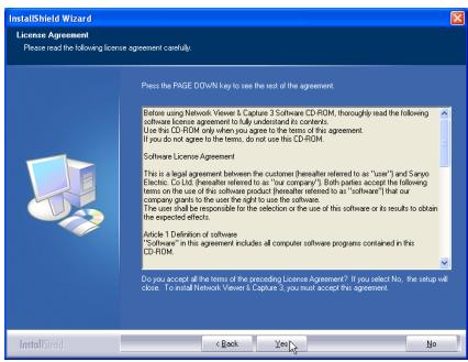 SANYO PLC-XT35 - Network Viewer & Capture 3 installation - 4