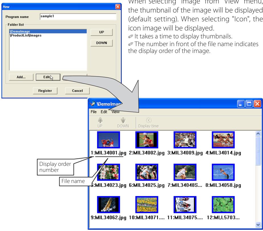 SANYO PLC-XT35 - Setting up the display order and time of the images - 1