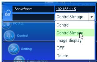SANYO PLC-XT35 - Change the mode of the registered projector - 1