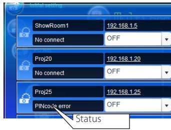 SANYO PLC-XT35 - Status - 1