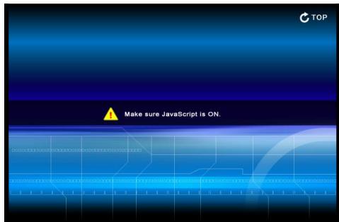 SANYO PLC-XT35 - Active Script/JavaScript enable - 1