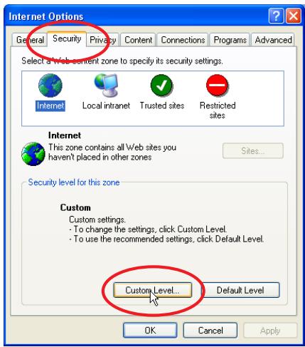 SANYO PLC-XT35 - ActiveScript setting - 1