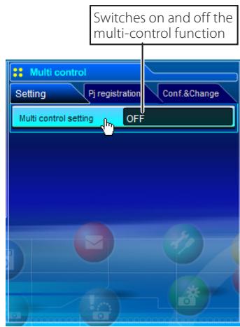 SANYO PLC-XT35 - Multi control setting - 2