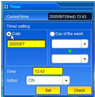 SANYO PLC-XT35 - Radio button setting - 1