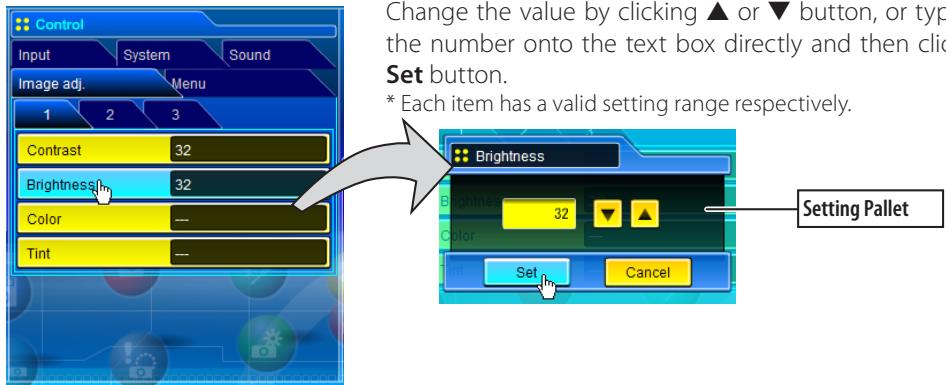 SANYO PLC-XT35 - How to use the setting page - 1
