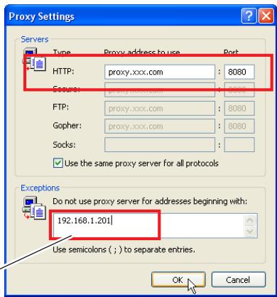 SANYO PLC-XT35 - - Not using proxy server - 2