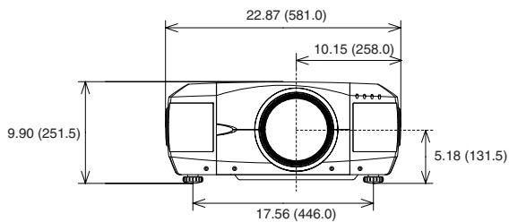 SANYO PLV-HD2000 - DIMENSIONS - 1